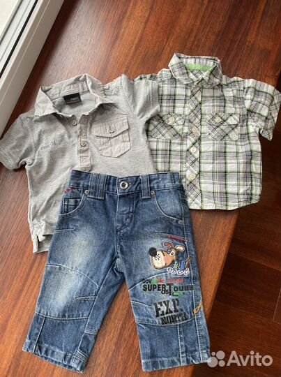 Пакет модных вещей для мальчика 3-9 мес