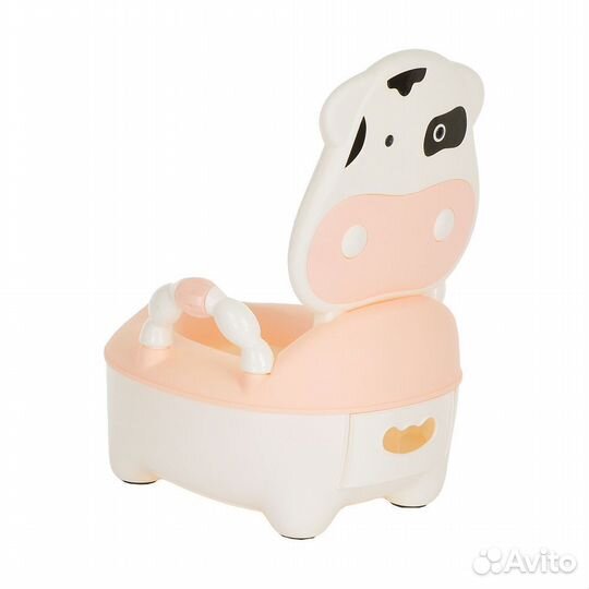 Горшок детский Pituso Буренка, Розовый