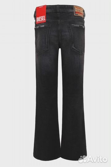 Diesel джинсы-клёш Т/серые, выбеленные 291988