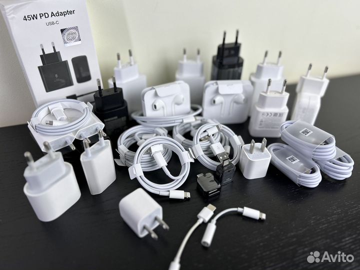Оригинал кабели/адаптеры/наушники всех брендов