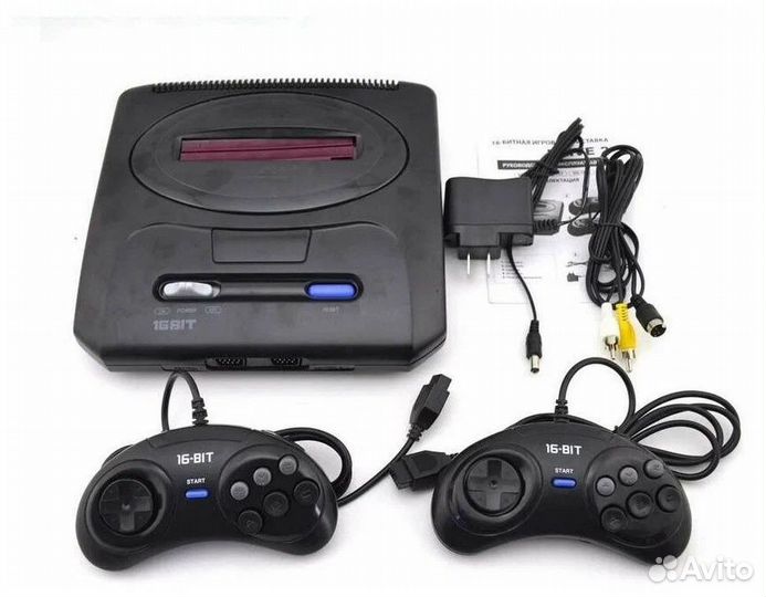 Игровая приставка 16 бит + 38 игр