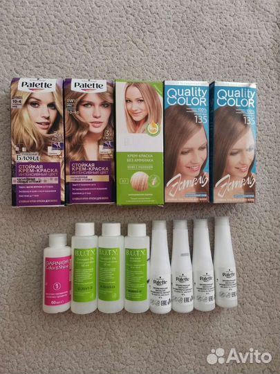 Бальзам, краска и перекись