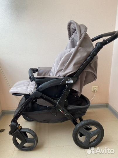 Коляска детская cam italy прогулочная бежевая