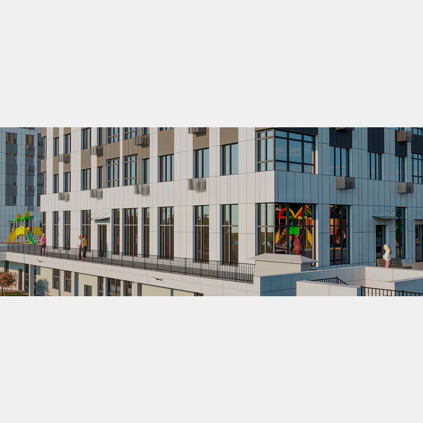 2-к. квартира, 69,4 м², 6/23 эт.