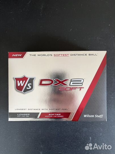 Мячи для гольфа wilson dx2 soft 12 шт