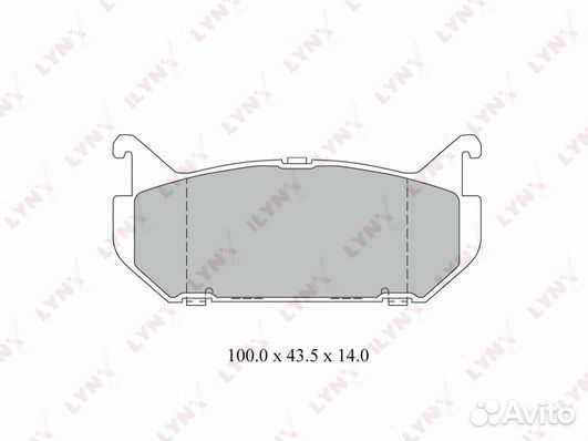 Задние колодки