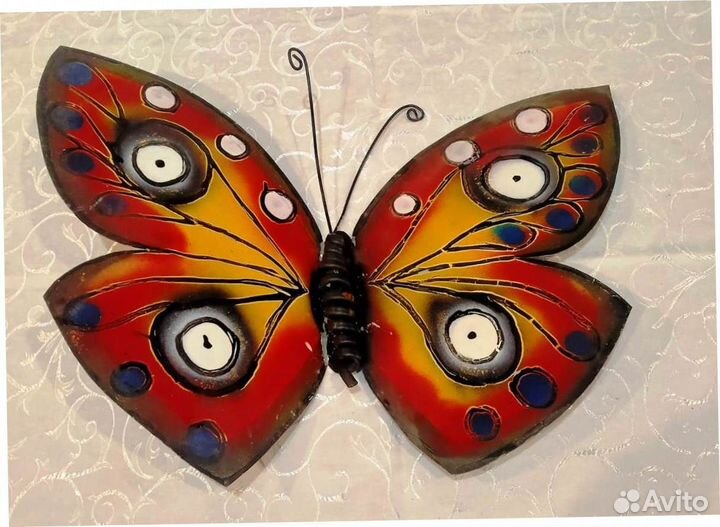 Бабочки для декора из металла