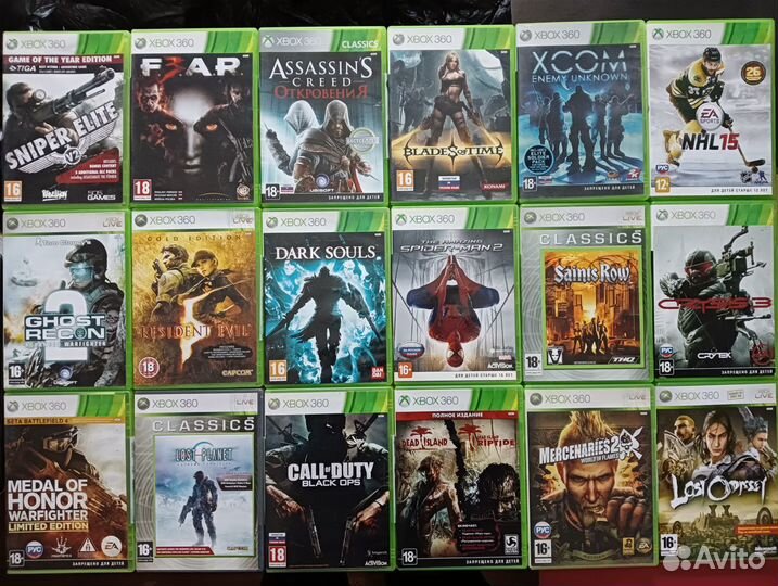 Игры диски Xbox 360 Лицензионные