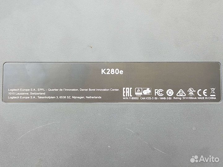 Клавиатура logitech k280e