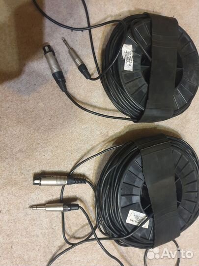 Кабель микрофонный 40м XLR-Jack