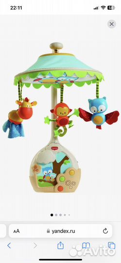 Электронный мобиль Tiny Love Волшебная лампа