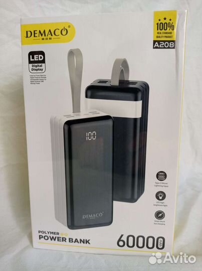 Повербанк power bank 60000 mah