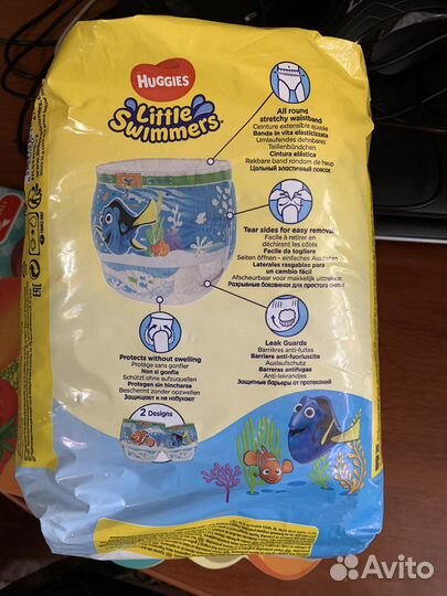 Huggies little swimmers для плавания 3-4 (7-15 кг)