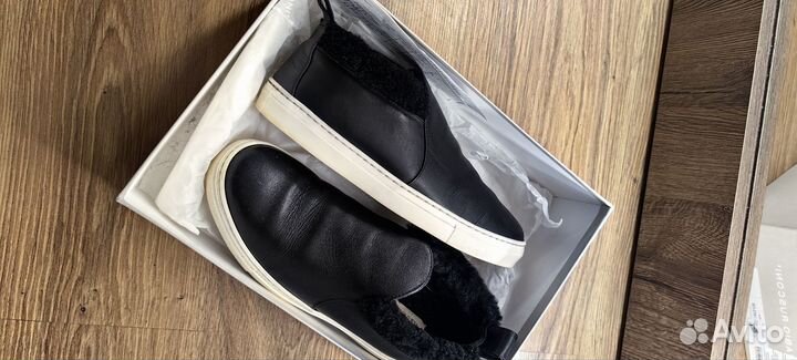 Кеды слипоны на меху Sergio Rusconi