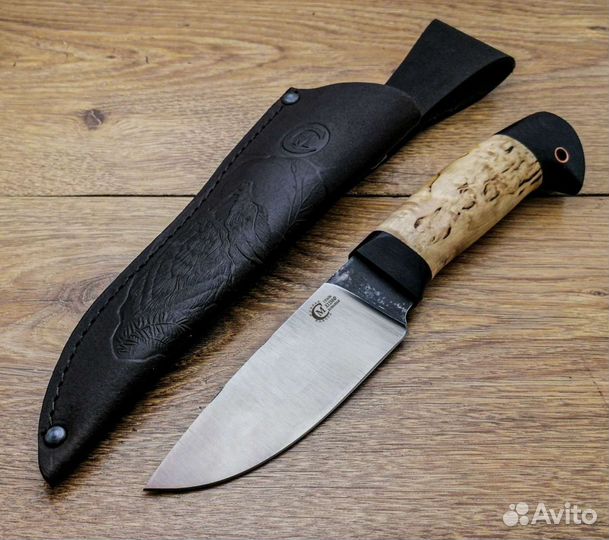 Нож Сокол со следами ковки из стали Х12мф