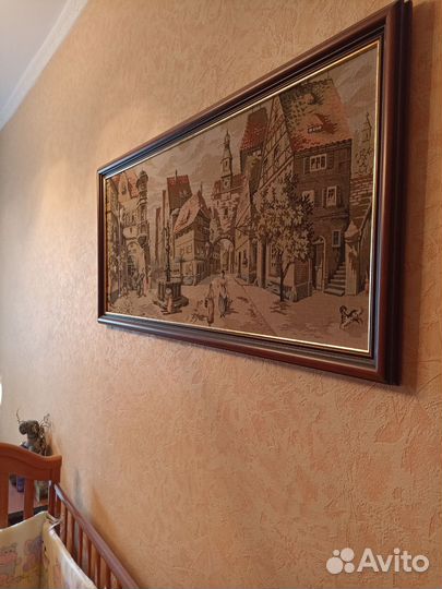 Картина гобеленовая 118х57 см отличное состояние