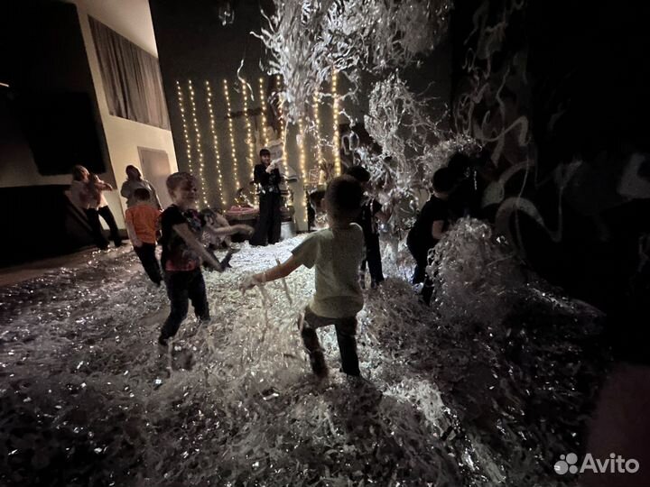 Бумага для бумажного шоу тишью с серебром