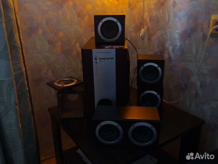 Колонки для компьютера с сабвуфером sven HT-435D