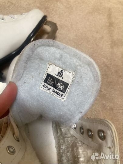 Коньки фигурные детские 34 размер