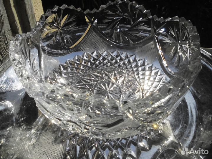 Салатницы хрустальные