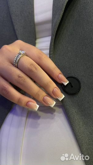 Маникюр наращивание модель