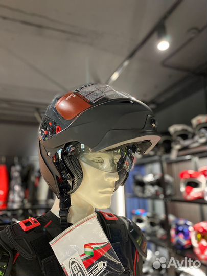 Шлем модуляр GSB G-339 black matt