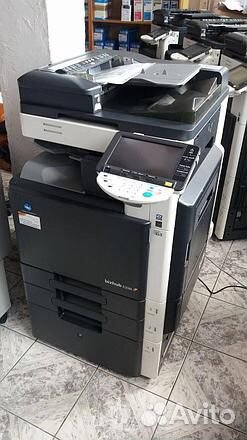 Цветной мфу Konica Minolta bizhub C220 принтер коп