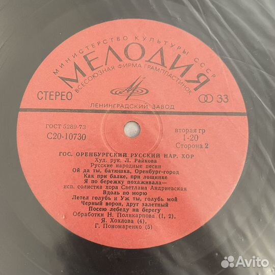 Оренбургский народный хор Л. Райкова