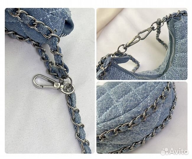 Джинсовая сумка на плечо
