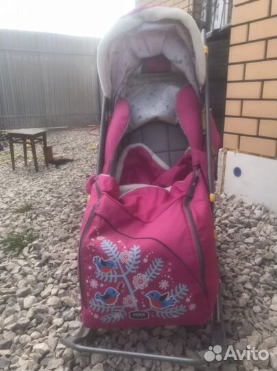 Коляска санки