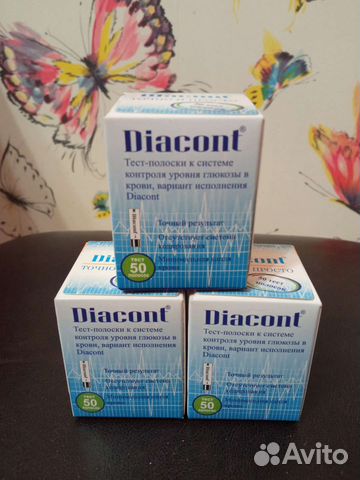 Тест полоски diacont