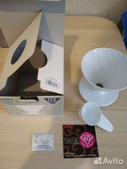 Воронка hario V 60- 02, новая оригинальная