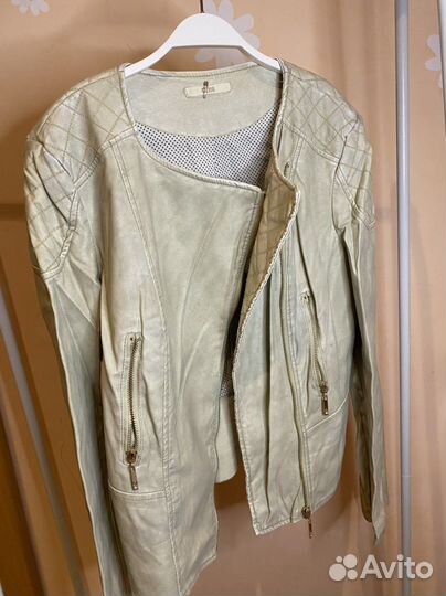 Куртка кожаная косуха женская/женская куртка