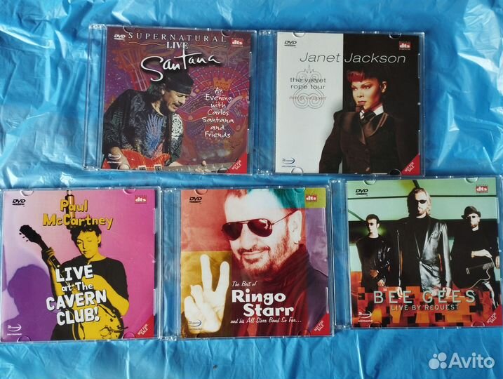 DVD концерты (BOX лицензия 5шт.)