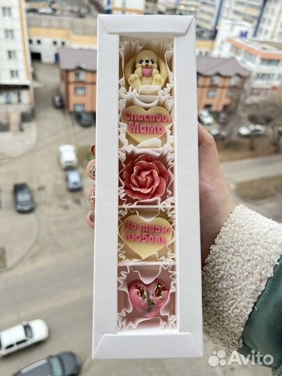 Шоколад ручной работы на день мамы