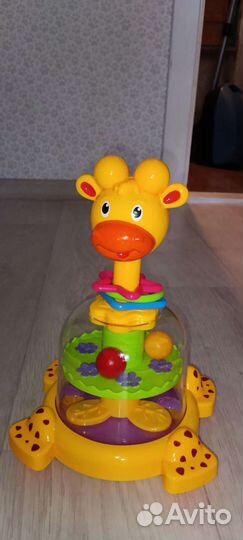 Бизиборд, юла и кошка- каталка