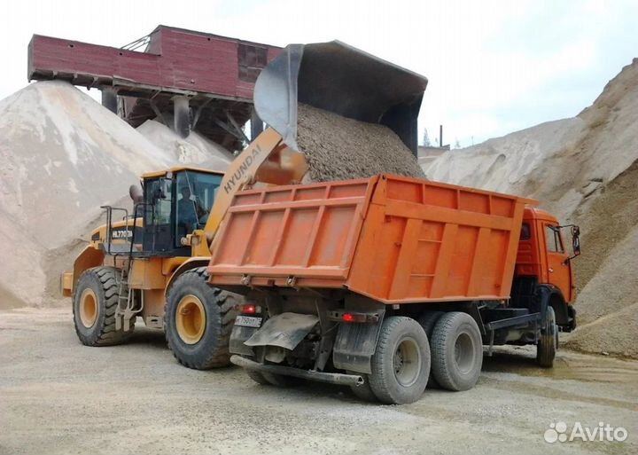 Песок карьерный с доставкой