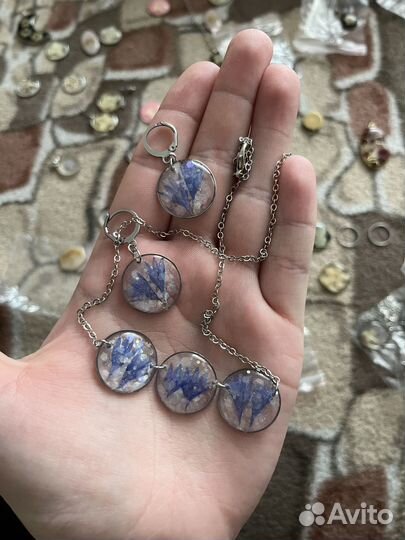 Сережки и подвеска