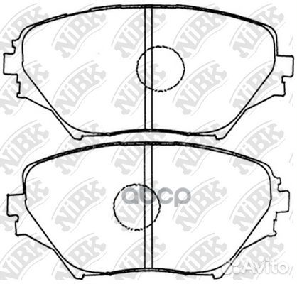 PN1447-nibk колодки дисковые п Toyota RAV4 1.8