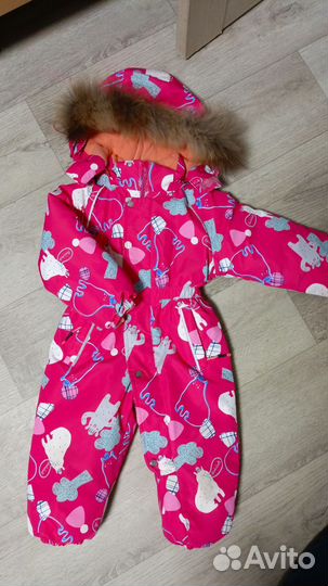 Зимний комбинезон для девочки 98