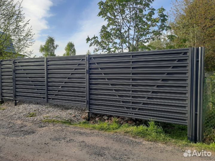 Откатные ворота с установкой