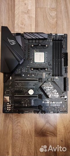 Плата asus ROG Strix B450-F Gaming + R5 2600X
