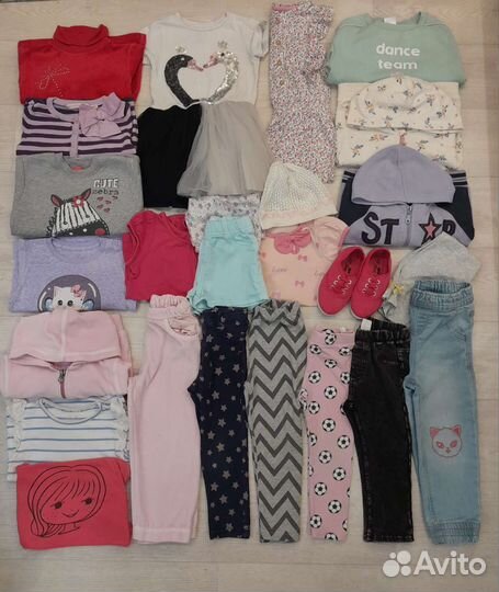 Вещи пакетом на девочку 92-98