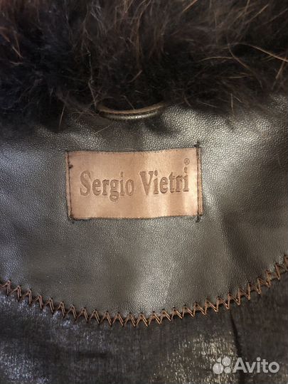 Шуба мутон (овчина) и песец