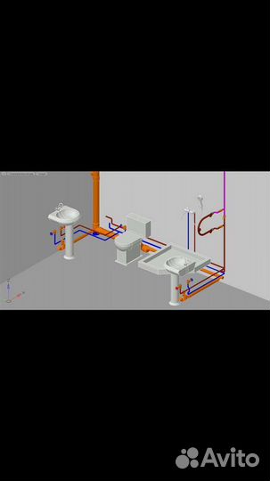 Проект водомерного узла, водоснабжение, счётчики