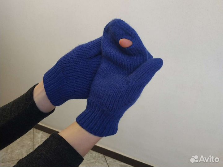 Шапка ручной работы, альпака с мериносом