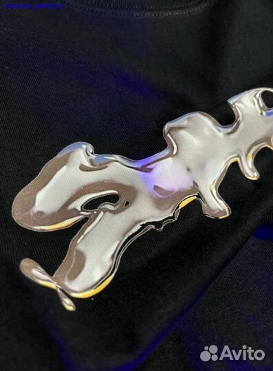 Футболка supreme FW18 liquid (ртуть) (Арт.64659)