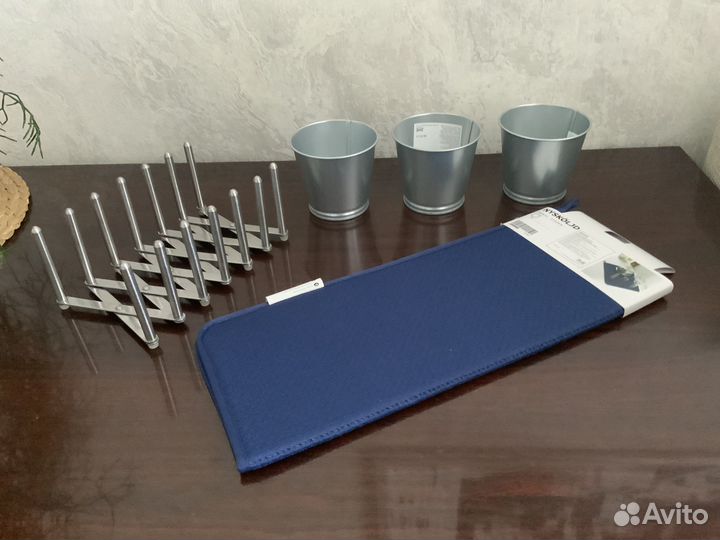 Полотенца кухонные, фартук ведерки IKEA