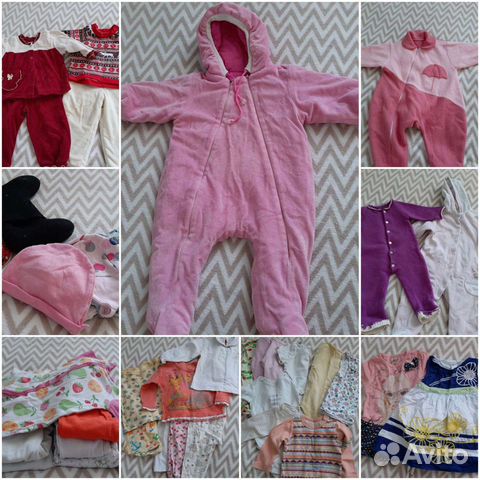 Детские вещи пакетом для девочек 62-80