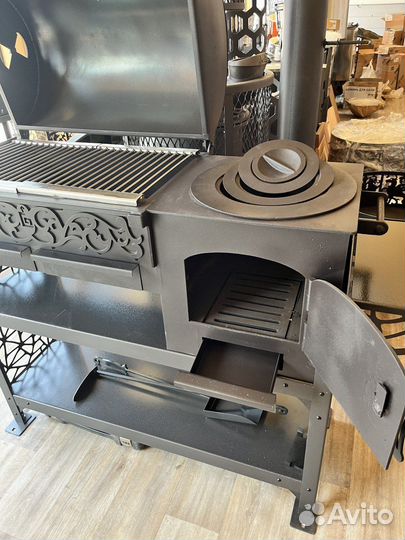 Мангал коптильня смокер